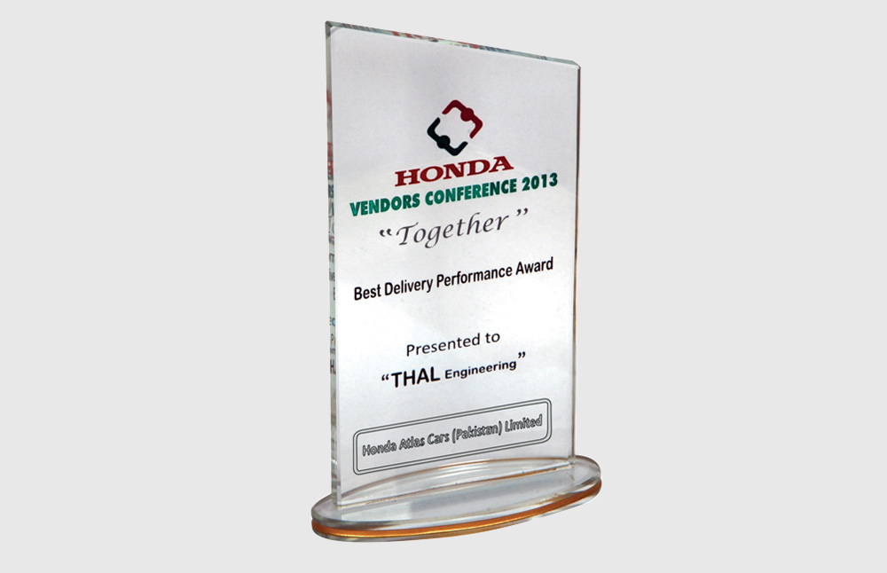 Best delivery performance award